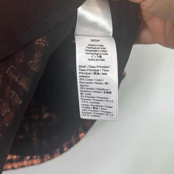 J. Crew ruffle neck sleeveless top in gingham size small - Picture 3 of 6